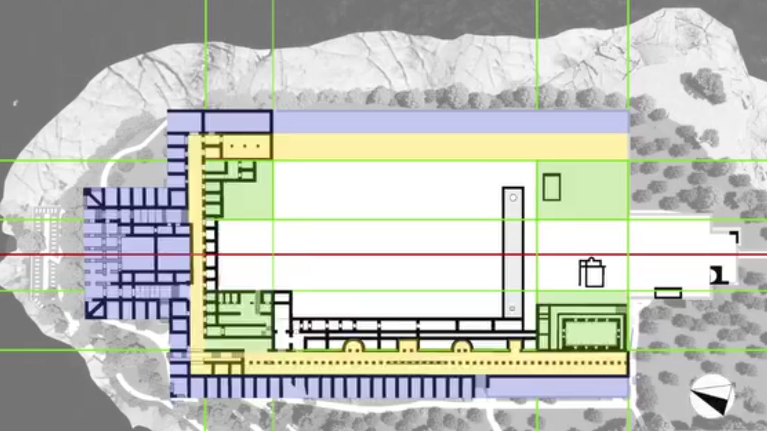 Rekonstruktion Grundriss Grotte di Catullo Sirmione