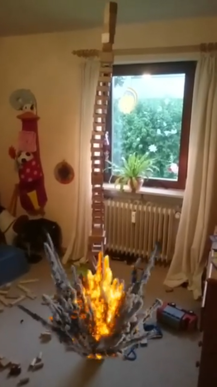 Bauklötze, Turm, Kinderzimmer, Väter, Spiel